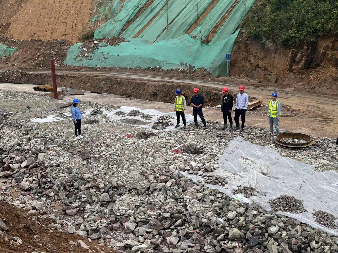 衢江项目上库箱涵填筑碾压试验取得圆满成功